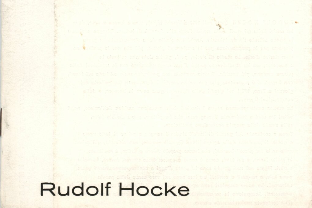 Rudolf Hocke – obrazy